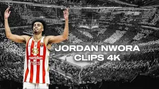 Jordan Nwora Clips 4k #euroleague #basketball #viral #jordannwora #crvenazvezda 