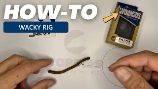 How to Rig the Perfect Wacky Rig (Tutorial + Underwater Action) | Wormius + Tungsten Nail Sinker