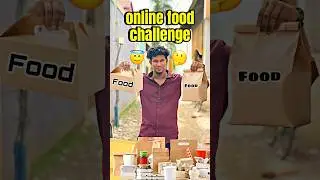 one day online purchasing food challenge😍🤫