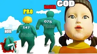 NOOB vs PRO vs HACKER vs GOD in Squid Game