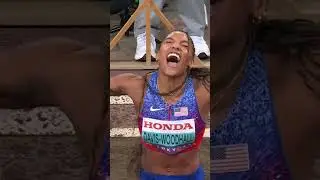 Tara Davis-Woodhall is the long jump world champ ‼️ #worldathleticschamps #usa #sports #athletics
