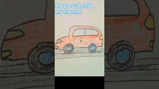 Haw to draw a car 🚗, easy drawing car #drawing #drawingideas#tutorial