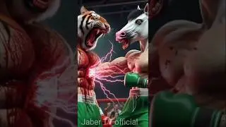 Horse VS Tiger fight🥊#meow #cute #kitten #shorts @MeowMotion950 @SuperMeowAI @LovelyKittens585