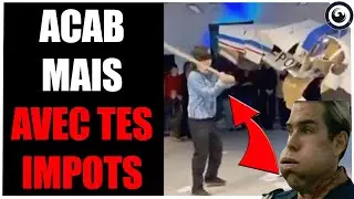 DES WOKES  D'ECOLE ART DETRUISENT UNE VOITURE DE POLICE ARTISTIQUEMENT AVEC TES IMPOTS