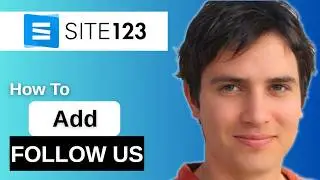 How To Add Social Follow Us To Site123 Website