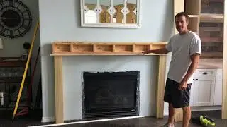 Easy Yet Elegant Fireplace Mantle