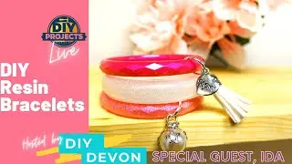 DIY Projects Live Tutorial | Learn to make your own Resin Bracelets!