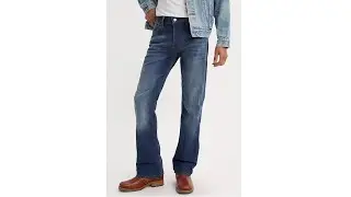 Джинсы Levis Mens 527 Slim Boot Cut Jean Wave Allusions
