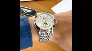 OLEVS Automatic Mechanical Men's Watch - Stainless Steel, Waterproof, Week & Month Display