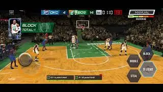 Celtics vs thunder in nba2k mobile 