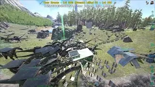 ARK Most Insane Bronto Push Ever 300+ Official Server 1 Defense PVP