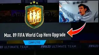 WOW My Max. 89 FIFA World Cup Hero Upgrade.. #FIFA23