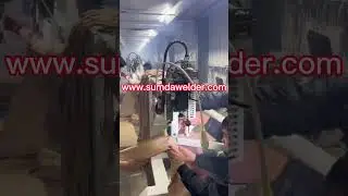 PVC inflatable tent welding with hot air sealing #inflatabletent  #sealingmachine