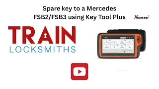 Запасной ключ к Mercedes FSB2 FSB3 с помощью Key Tool Plus