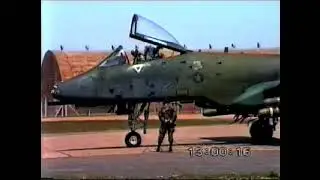 A-10s at RAF Woodbridge & RAF Bentwaters, A-10s, F-15s & Hawks, May 1992.