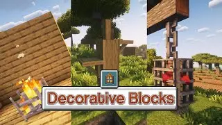 Decorative Blocks Mod &mdash; Complete Mod Showcase (Forge 1.20.1)