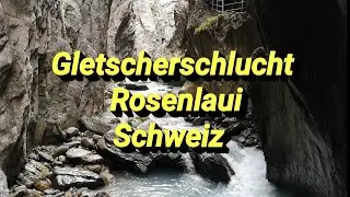 Gletscherschlucht Rosenlaui in der Schweiz