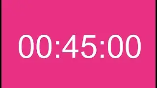 45 Minute Focus Timer (Barbie Inspired) – Study, Work, Pomodoro | Timely Countdown