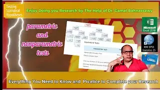 Statistical tests | | The difference between Parametric and nonparametric tests.  Gamal Bahnassawy