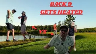 DadBodNick vs Ryan Back 9 at Longbow. This one gets close! #golf #golfskill #golfer #golflife