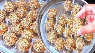 No Sugar, No Flour - Healthy Dry Fruits Laddu | Easy Winter Recipe |