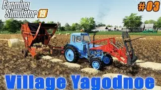 Wheat harvesting, plowing & cultivation | Farming on Village Yagodnoe | FS 19 | Timelapse #03