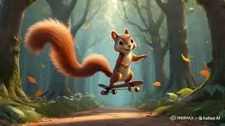 The Silly Squirrel&rsquo;s Super Speed Skateboard   I Storytime for kids