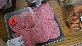 Большая закупка продуктов в ALDI. Бюджет 500 долларов в Южном Миссисипи.