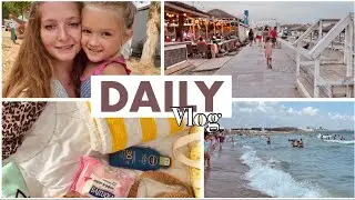 🇹🇩Vlog | Cu cortul la Marea Neagră |  Bagaj de plajă , bălăceală și o mică plimbare &icirc;n oraș seara