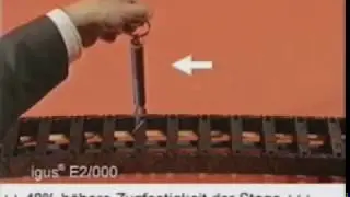 Видеоинструкция по монтажу энергоцепи Igus E2/000