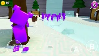 Purple Bear Snow Attack - Super Bear Adventure Gameplay Walkthrough