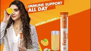 Fast&Up Charge with Natural Vitamin C and Zinc for Immunity Boosting