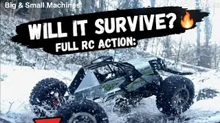 WILL IT SURVIVE? 🧊 Frozen River / Выживет ли джип на ледяной реке? #rc #offroad #monstertruck 