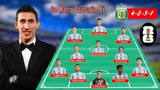 FIFA World Cup Qualifier Match Argentina This Lineup &Aacute;ngel Di Mar&iacute;a's Favorite