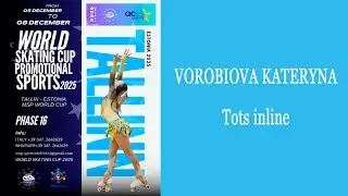 Vorobiova Kateryna, Tots inline, MSP WORLD CUP 2025, Tallin, Estonia