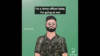 Story of a Cat & Army Officer ❤️ #armyofficer #soldier #cat #catlovers #love #animation
