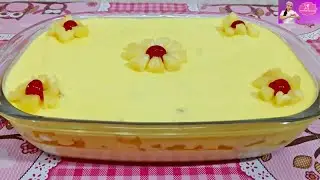 SOBREMESA CREMOSA DE ABACAXI com CozinhandoComNane :)