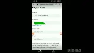 HOW TO ACTIVATE /INITIATE #NET/#JRF #NFSC #NFOBC #FELLOWSHIP. CREATE STUDENT PORTAL  FIND STUDENT ID