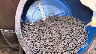 RECYCLING USED OIL CAN TO IRON WIRE | SUBSCRIBE | LIKE | #foryou #mychannel #recycling #machine