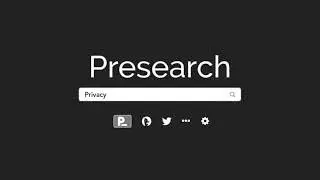 Presearch, the private, decentralized search engine that helps We The People search better.