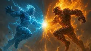 🔥 Clash of Titans: Fire vs Ice | Epic 3D Cinematic Battle | Hulk