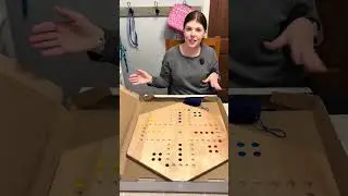 AmishToyBox.com Wahoo Wooden Marble Game Board Set Large 24