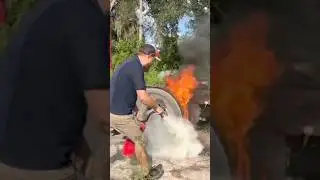 Our Scania is On Fire🔥 #trucks #trucker #peterbilt #scania #trending #viralvideo