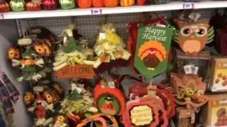 THANKSGIVING DECORATIONS FROM THE 99 CENT STORE