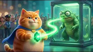 Funny 3D Cat Goes Superhero &mdash; Radioactive Fish, Blue Cape & City-Saving Boss Fight | PlayOrbit