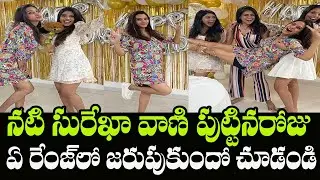 See How Surekha Vani Birthday Celebrations | Actress Surekha Vani Birthday | Indiontvnews