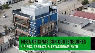 MEGA EDIFICIO CON CONTENEDORES MAR&Iacute;TIMOS 💻 | CONTENEDORES MAS+