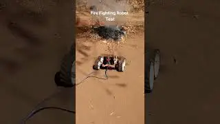 Fire Fighting Robot 🔥 | Mobile Controlled | DIY Electronics Project #shorts #robot #diy
