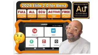 Gold Element Autoworks Review LAUNCH X431 Elite 2.0 Pro Bidirectional OBD2 Scanner for Mercedes-Benz