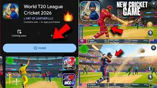 T20 World Cup Cricket Game Play Store 😍 E Cricket ❌ Real Cricket ❌ New Cricket Game 🎮